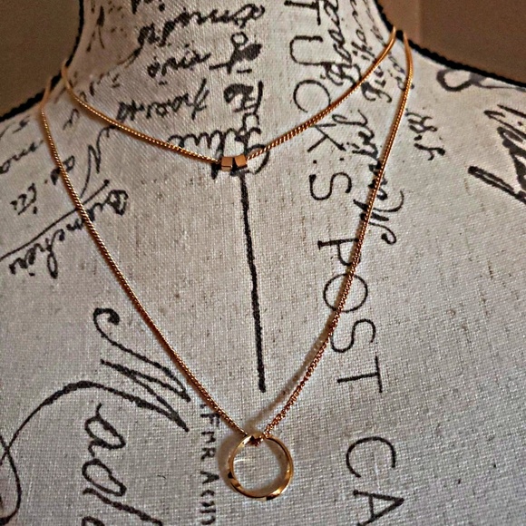 Gold Ring Necklace swneck03190513068 - Picture 2 of 2